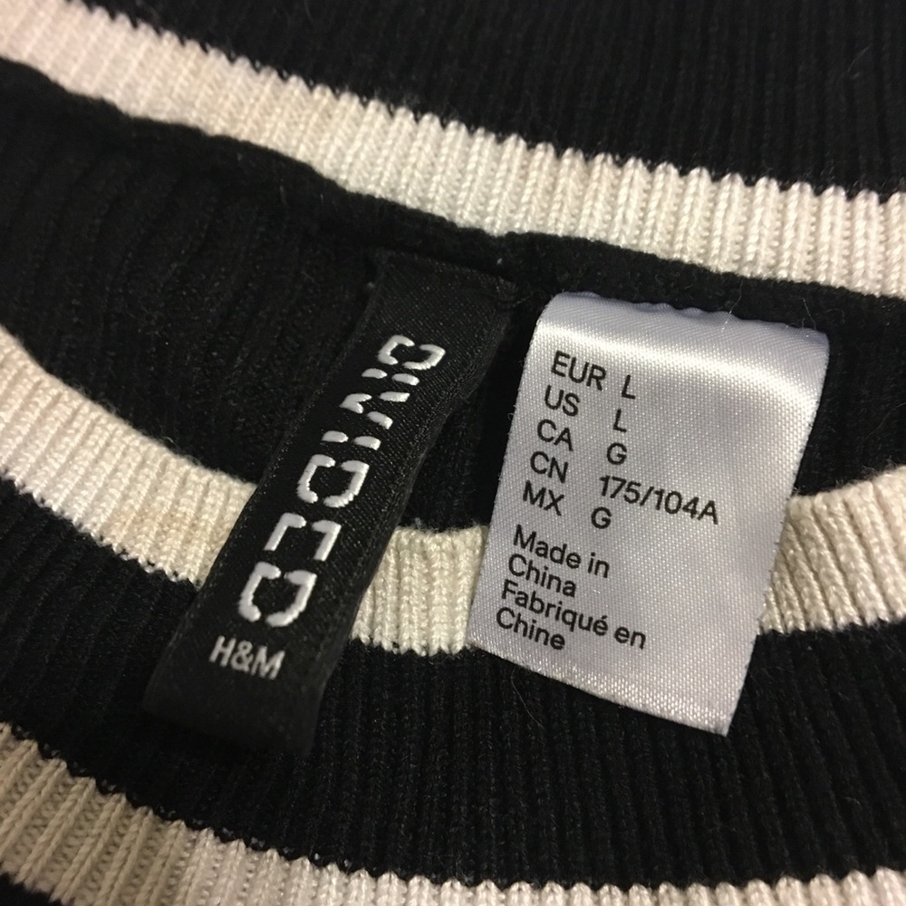 Divided sweater